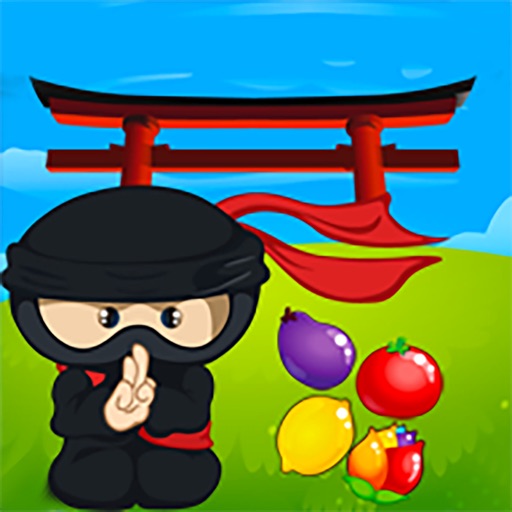 Ninja Match 3 Fruit iOS App