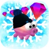 Lil Piggy Winter Edition Free - Your Super Awesome Adorable Animal Runner Game - iPadアプリ