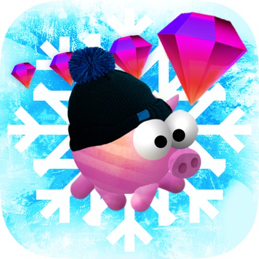 Lil Piggy Winter Edition Free - Your Super Awesome Adorable Animal Runner Game Icon