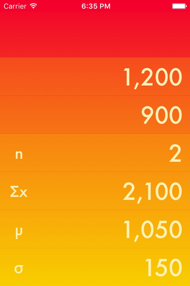 Calx: Stack calculator screenshot 2