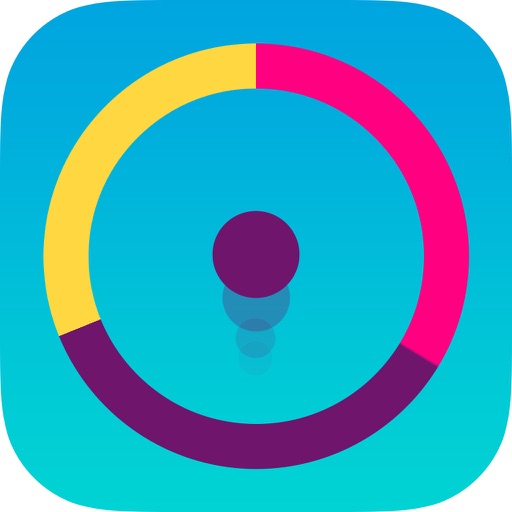 Color Switch Circle - slither the color dotz to pass spiny wheels iOS App
