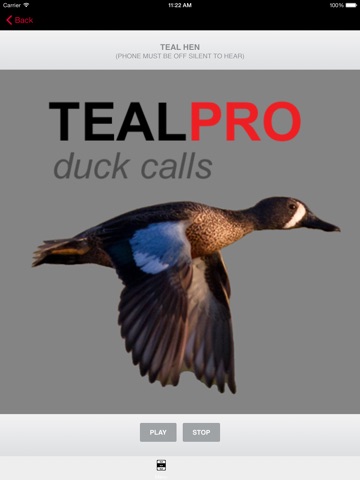 Duck Calls for Teal - TealPro Duck Hunting Calls screenshot 2