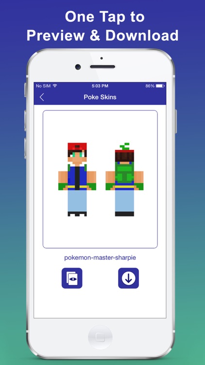 Poke Skins for Minecraft - pokemon Go edition Free