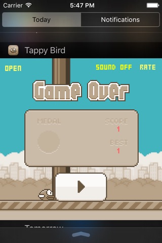 Steve - The Jumping Dinosaur Widget Game and Tappy Bird screenshot 4