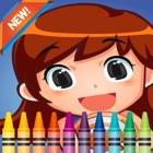 My Little Girl Coloring Book: fun with these coloring pages games free for kids