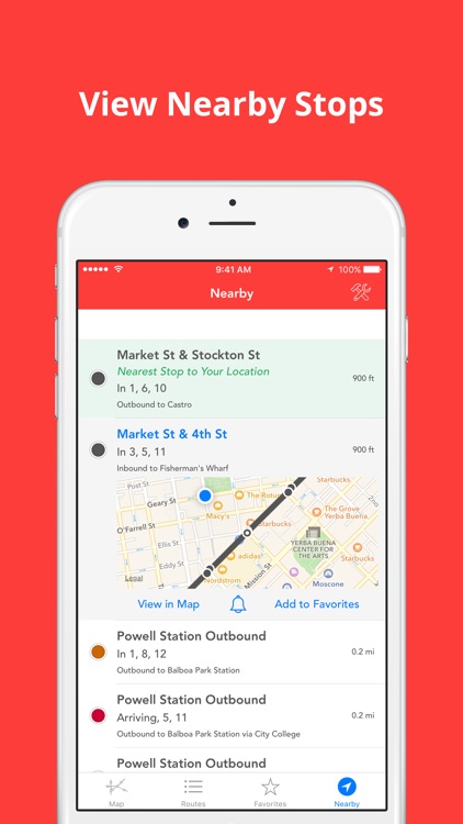 Bus.ly - Live Bus Map & Time Predictions screenshot-3