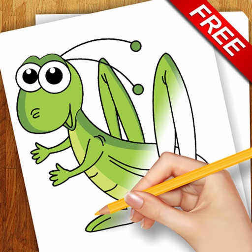 Learn How To Draw Insects Free icon