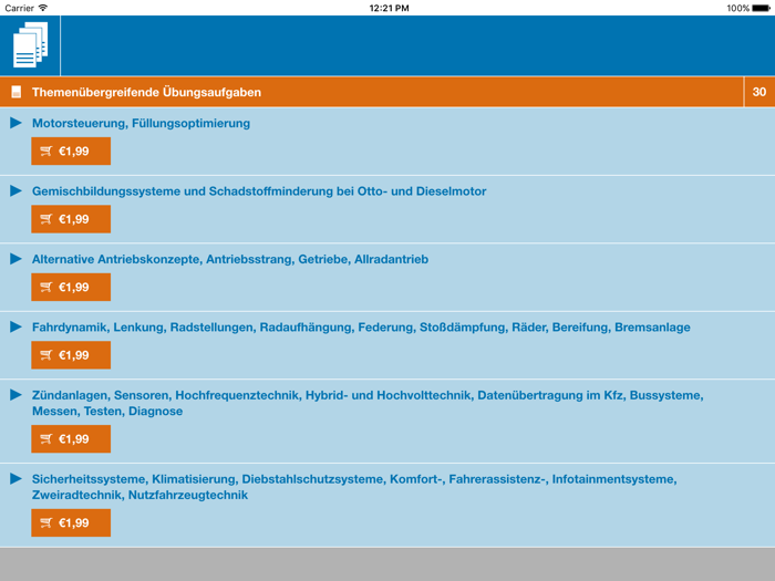 Prüfung Kfz-Fachwissen