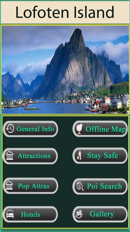 Lofoten Island Offline Map Travel Guide