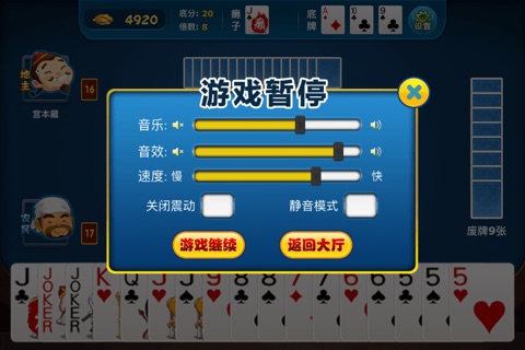 单机二人斗地主（让牌、癞子、双癞玩法） screenshot 3