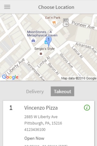 Vincenzo's Pizza Ordering screenshot 2