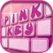 Pink Keyboard Maker – Custom Color Keyboard with Cute Backgrounds and Font Changer with Emoji.s