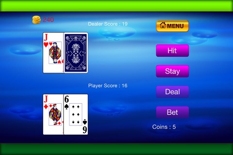 A Chuck of Luck Casino- Macao Progressive BJ and Solitaire Edition screenshot 2