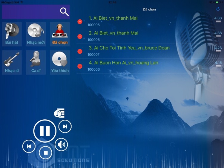 TMT Karaoke For iPad