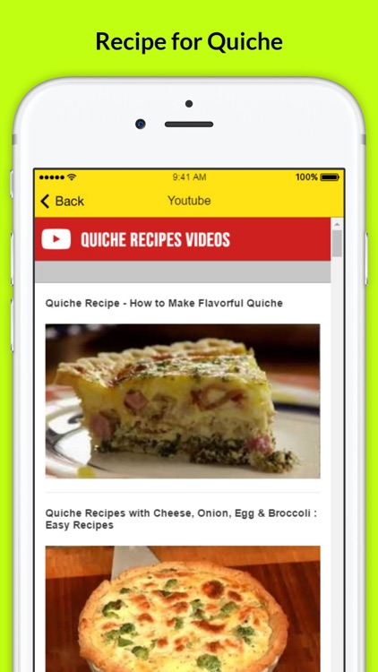 Quiche Recipes - Light & Tasty Recipe screenshot-3