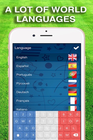 Keyboard Theme for Euro Cup 2016 - Football Keyboards with cool Fonts screenshot 4
