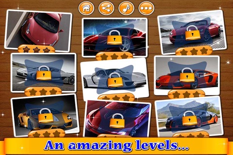 Super Sports Cars - Jigsaw Puzzle for kids screenshot 2