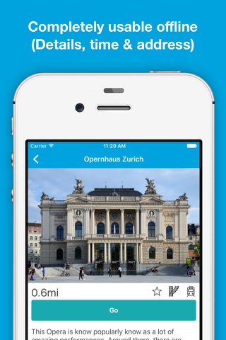 Zurich, Switzerland guide, Pilot - Completely supported offline use, Insanely simple screenshot 3
