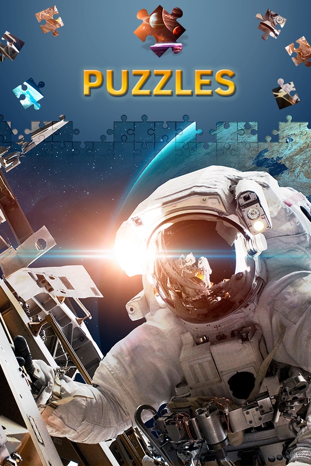Space Jigsaw Puzzles free Games for Adults screenshot 2