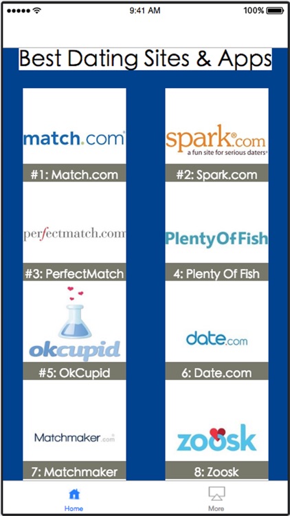 Best Dating Sites & Apps - This app will give you a review of the best dating sites & apps on the internet.