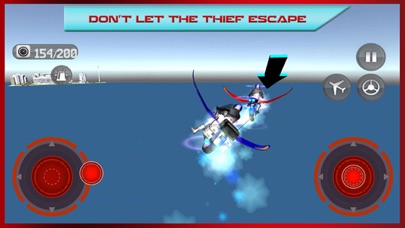 How to cancel & delete Flying Bike: Police vs Cops - Police Motorcycle Shooting Thief Chase Free Game from iphone & ipad 1