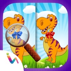 Activities of Dinosaurs Spot the Differences Game