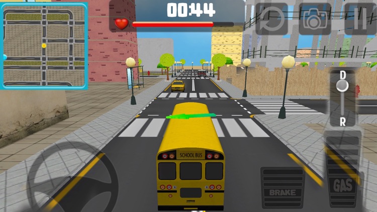 kids school bus parking 3d screenshot-4