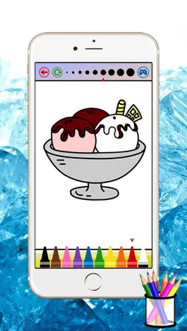 Game screenshot ice cream coloring book for kids mod apk