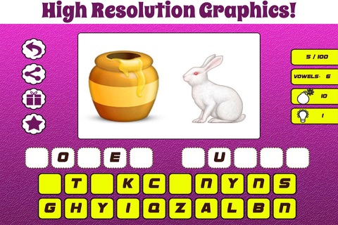 Guess Emoji Word Quiz Free Puzzle Game screenshot 3