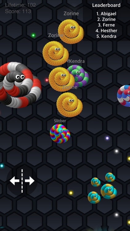 Snake vs. Worm: Multiplayer game io - Color slither in world of agar