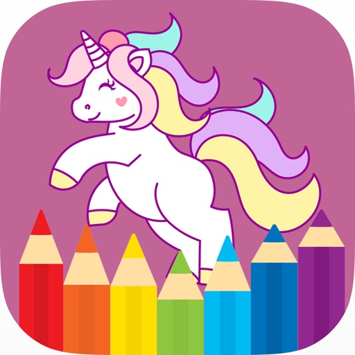 Pony Coloring Book For Kids - For My Little Preschool Toddler Girls and Boy Free Icon