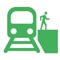 乗り越しを防止するために、電車が目的駅に到着前にお知らせするアプリです。