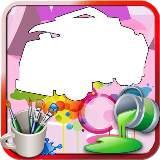 Paint For Kids Game truck Edition icon