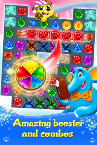 Diamond Blast - Amazing Jewel Splash and Blast Classic Match-3 Puzzle Game screenshot 3