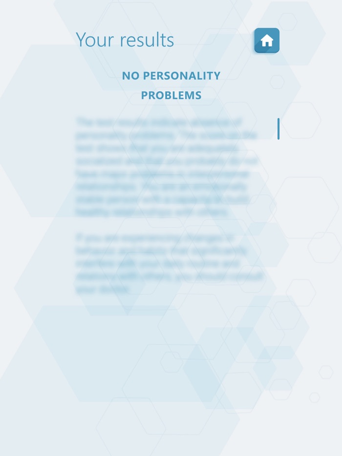 Self Assessment Personality Disorder Test