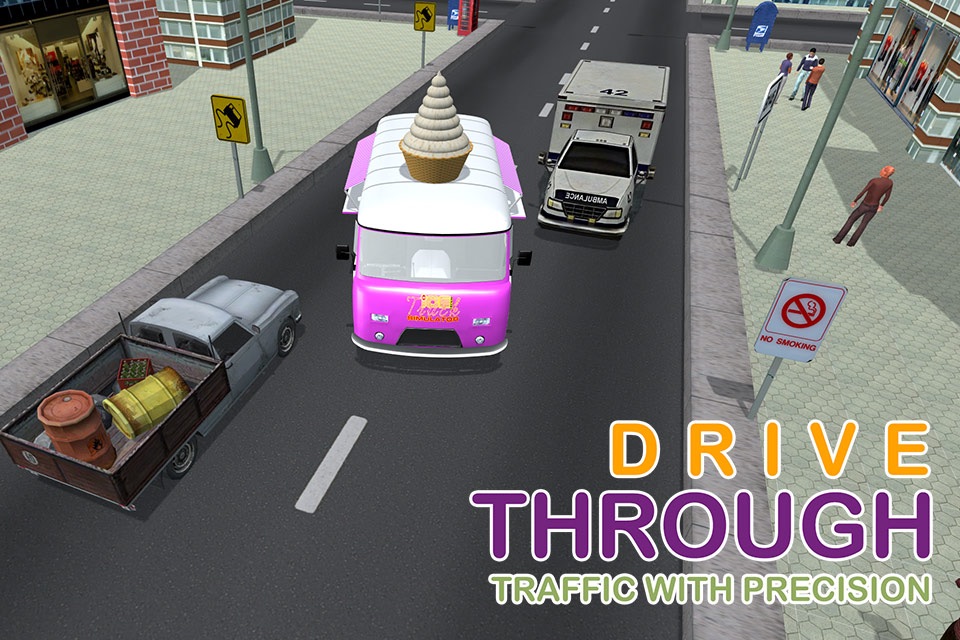 Ice Cream Truck Simulator – Crazy lorry driving & parking simulation game screenshot 3
