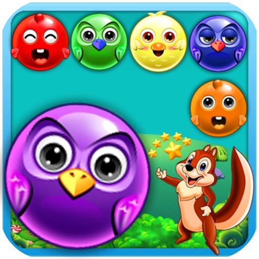 Cute Bird Bubble Rescue Mania Icon