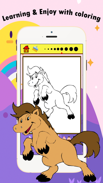 How to cancel & delete My Pony Coloring Book for children age 1-10: Games free for Learn to use finger while coloring with each coloring pages from iphone & ipad 4