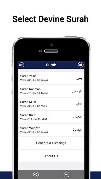 5 Surahs - Mostly read five Surah of Al-Quran with proper Tajweed, 15+ Translations & Recitation