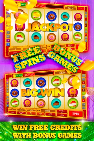 Tasty Slot Machine: Win delicious cake treats every seven fortunate rounds screenshot 2