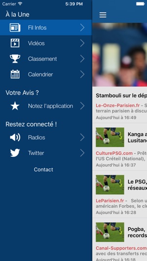 Paris News : Actualité Foot, Mercato, Vidéos(圖1)-速報App