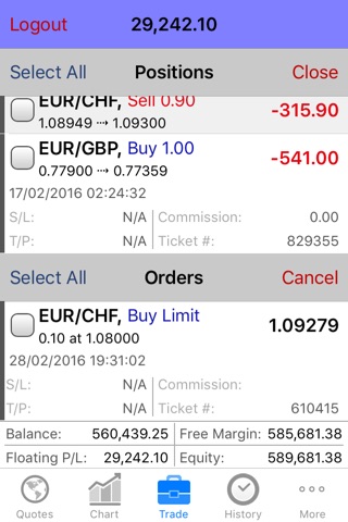 PlusmyFX iTrader - Forex & Stocks Online Trading screenshot 4