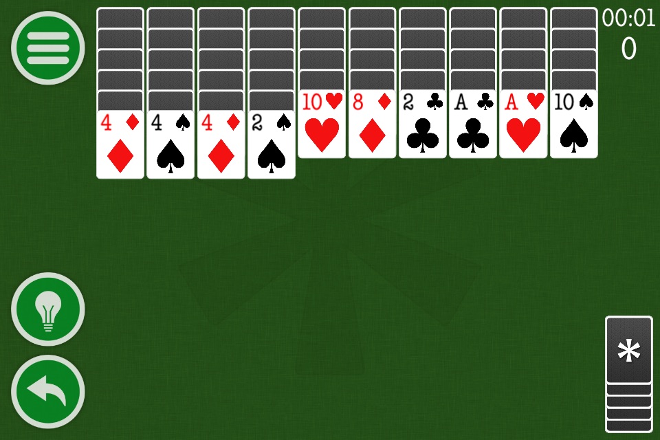 Spider Solitaire Classic Patience Game Free Edition by Kinetic Stars KS screenshot 4