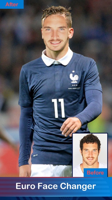 Face Change.r for Euro Cup 2016 - Cut & Swap Faces in Football Picture Hole to Support National Teamのおすすめ画像5