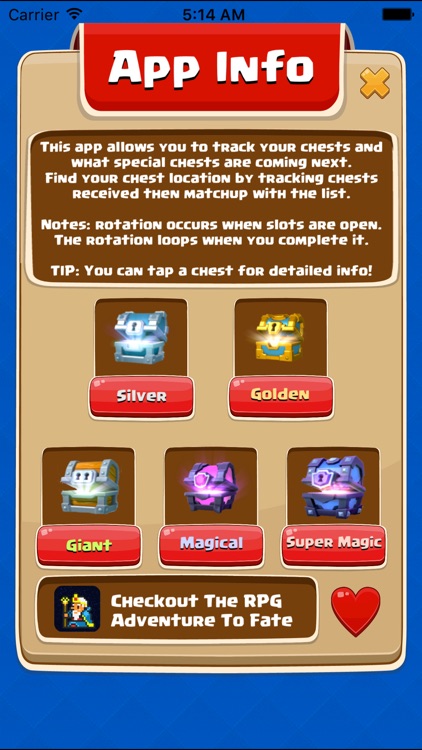 Chest Tracker for Clash Royale - Easy Rotation Calculator