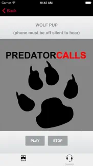 real predator calls - 40+ predator hunting calls! - bluetooth compatible iphone screenshot 1