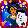 Invisible SuperHero Blackjack: Have fun with a villain dealer and earn lots of golden treats