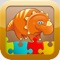 Dinosaur Games for kids - Cute Dino Train Jigsaw Puzzles for Preschool and Toddlers