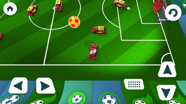 Micro Car Football — racing car game for kids(圖2)-速報App