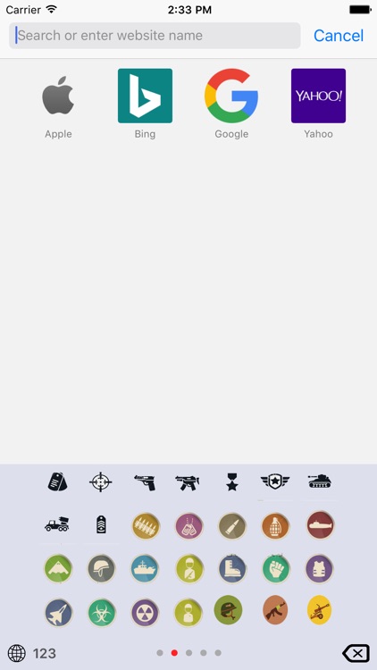 Military Emoji Keyboard